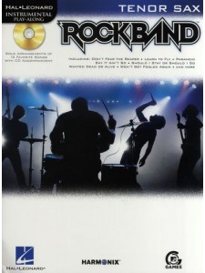 Rock Band - Instrumental Play-Along for Tenor Saxophone (book/CD play-along)
