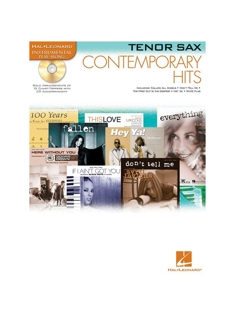 Contemporary Hits - Instrumental Play-Along for Tenor Sax (Book/CD)