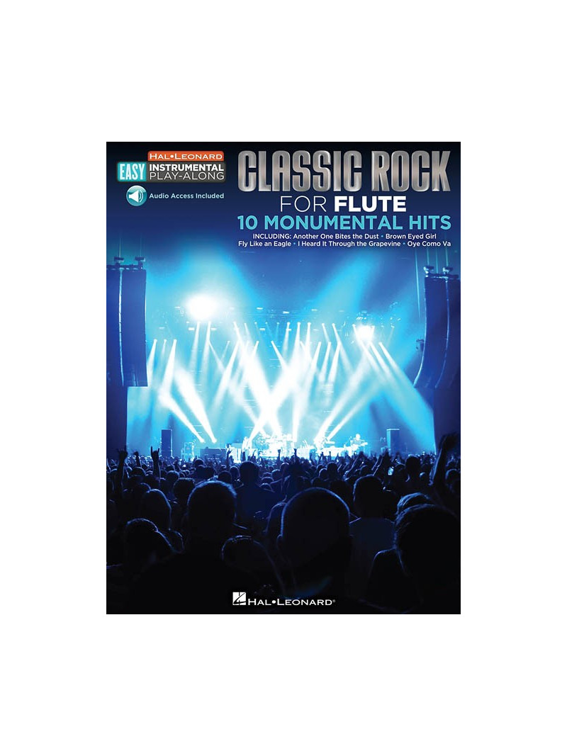 Classic Rock Flute - Easy Instrumental Play-Along (book/Audio Access)