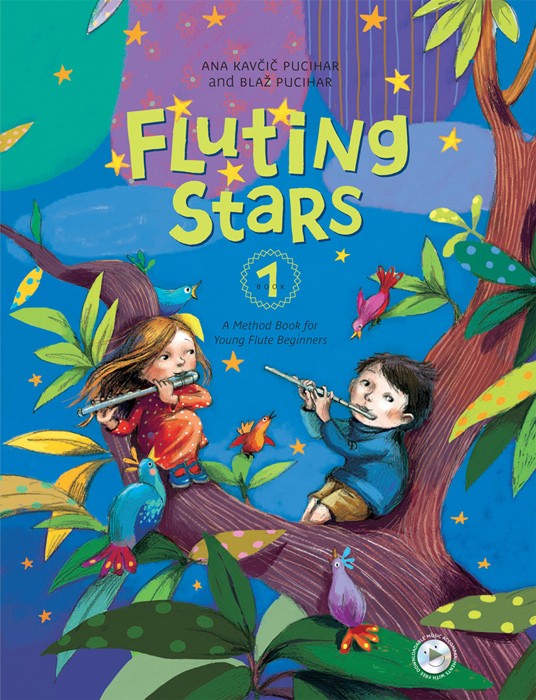 Fluting Stars - Book 1 (book/Download Accompaniments)