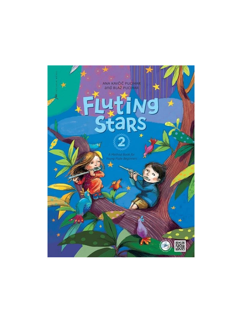 Fluting Stars - Book 2 (book/Download Accompaniments)