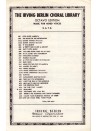Irving Berlin: Remember (Choral)