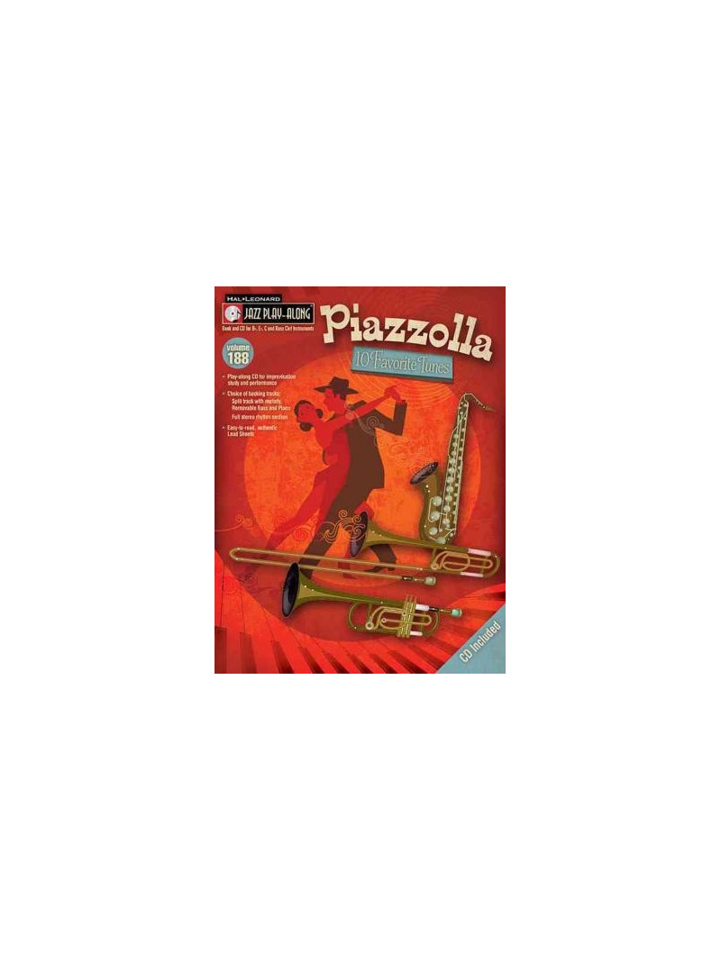 Jazz Play-Along Volume 188: Astor Piazzolla (book/CD)
