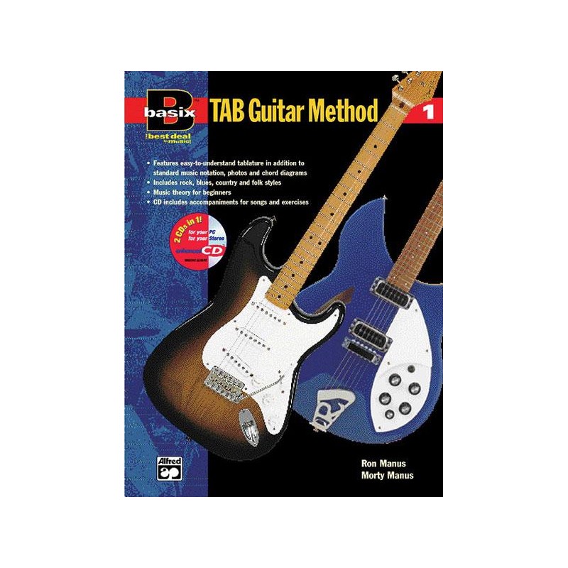 Basix: TAB Guitar Method, 1 (book/CD)