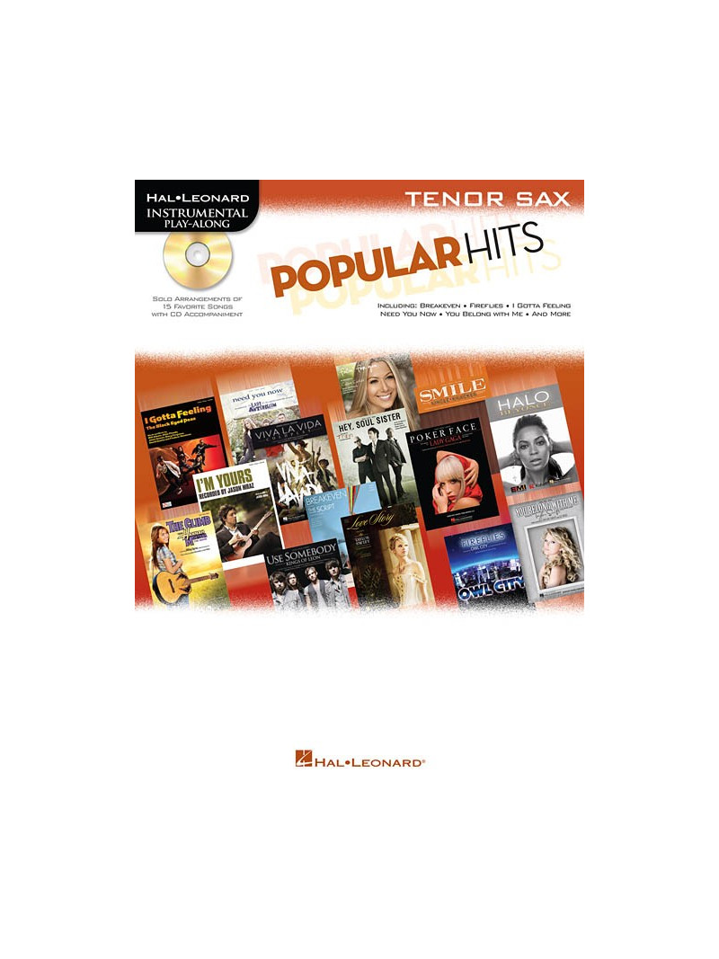 Popular Hits - Instrumental Play-Along for Tenor Sax (Book/CD)