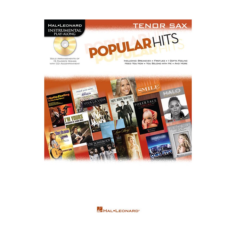 Popular Hits - Instrumental Play-Along for Tenor Sax (Book/CD)