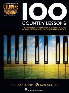 Goldmine : 100 Country Lessons - Keyboard (book/2 CD)