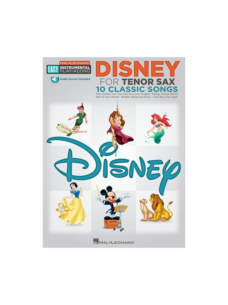 Disney: Tenor Sax Easy Instrumental Play-Along (book/Audio Online)
