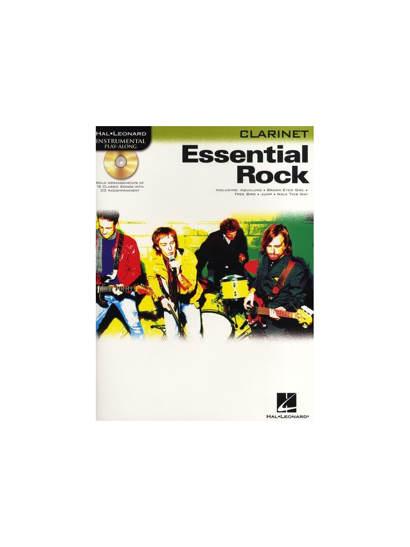 Essential Rock Play-Along Clarinet (book/CD)