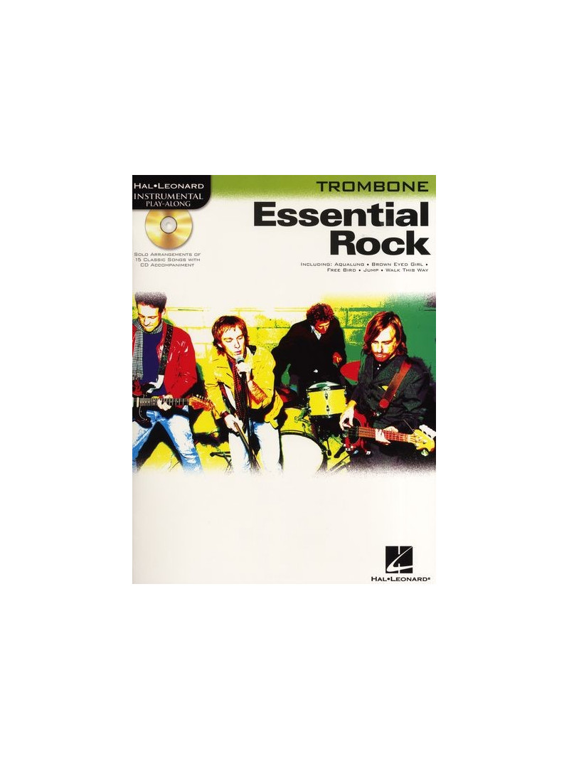 Essential Rock Play-Along Trombone (book/CD)