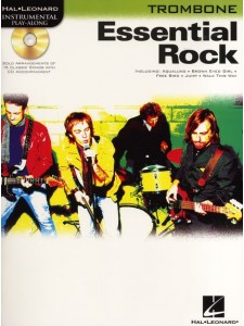 Essential Rock Play-Along Trombone (book/CD)