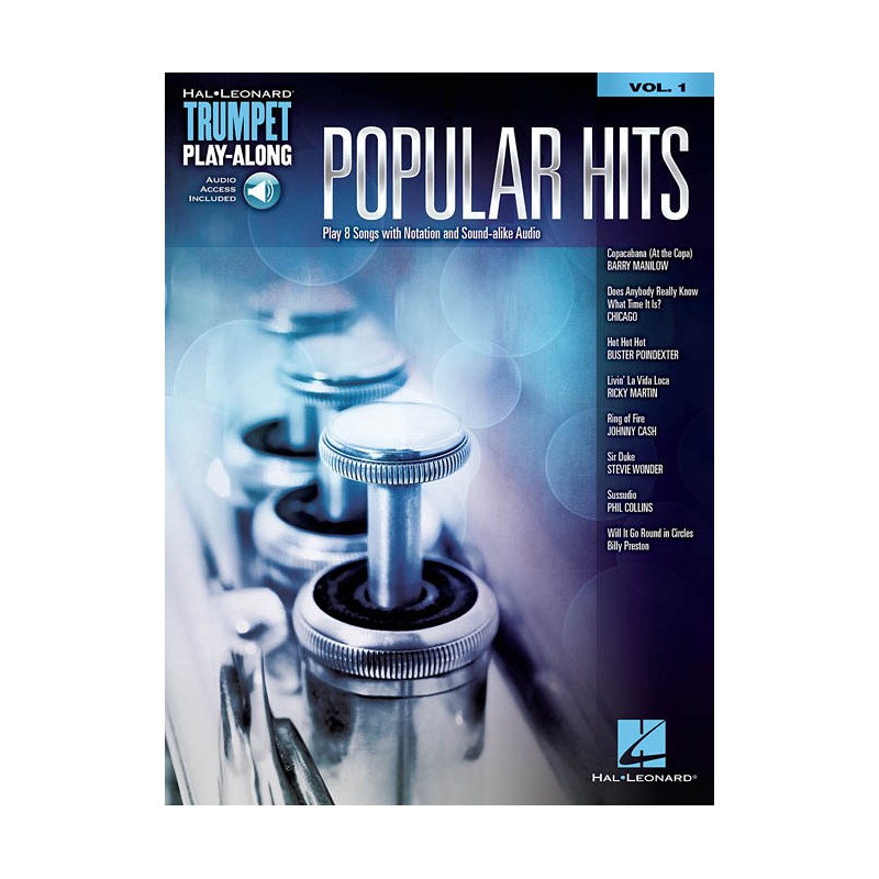 Trumpet Popular Hits: Play-Along Volume 1 (book/Audio Access)