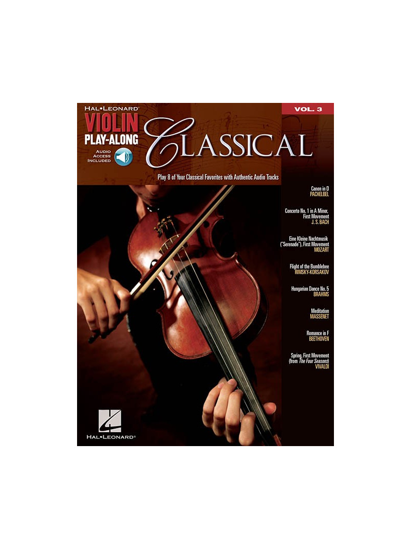 hal Leonard Violin Play-Along Volume 3: Classical (Book/CD)