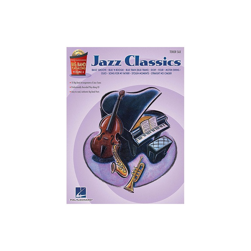Big Band Play-Along: Jazz Classics for Sax (book/CD)