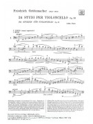 24 studi per violoncello Op.28 Libro 1