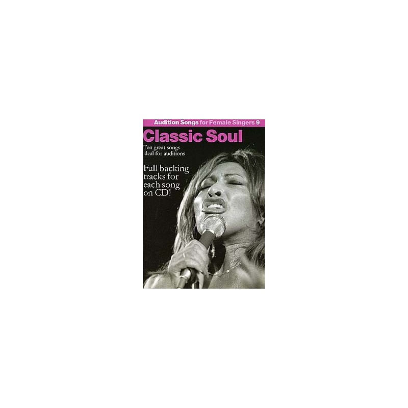 Audition Songs: Classic Soul - Female Singers  (book/CD)