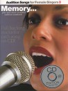 Audition Songs: Memory - Female Singers - (book/CD sing-along)