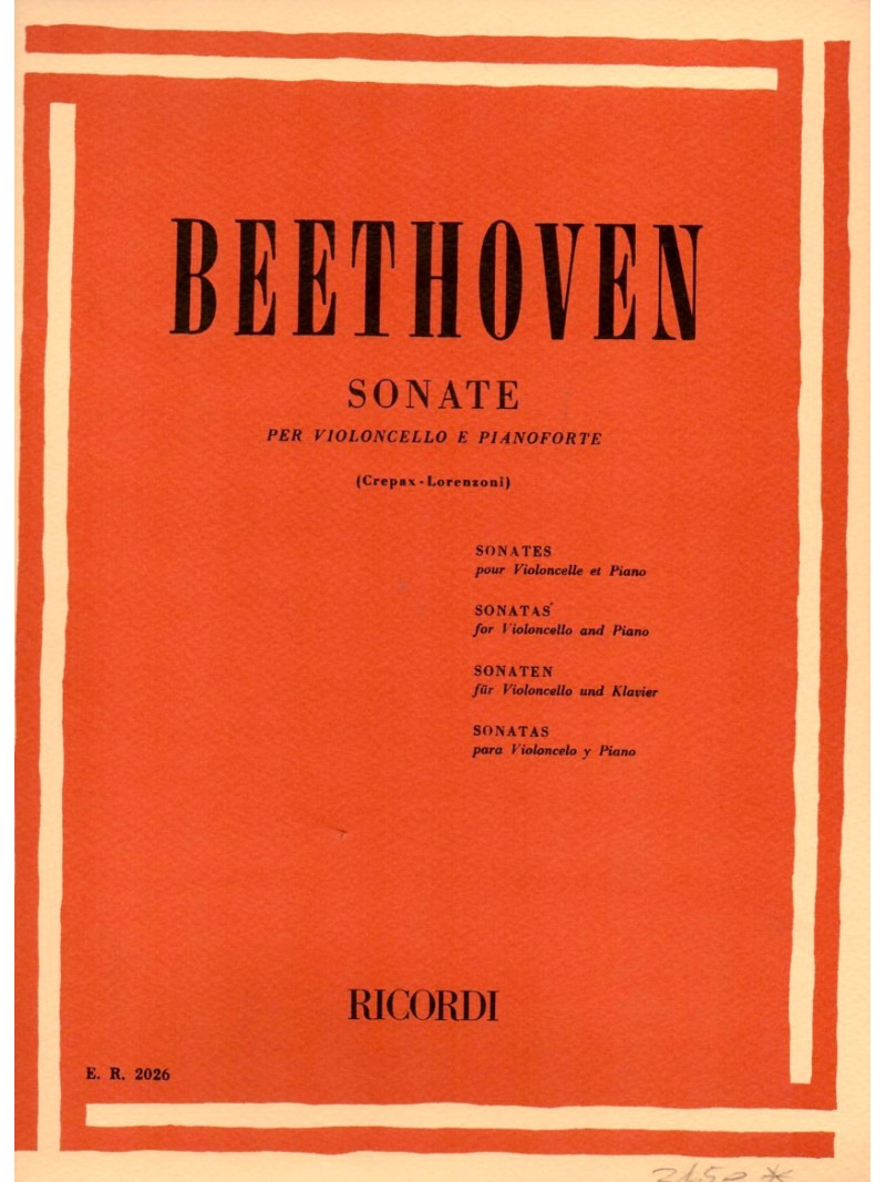 Ludwig van Beethoven: Sonate per violoncello e pianoforte 