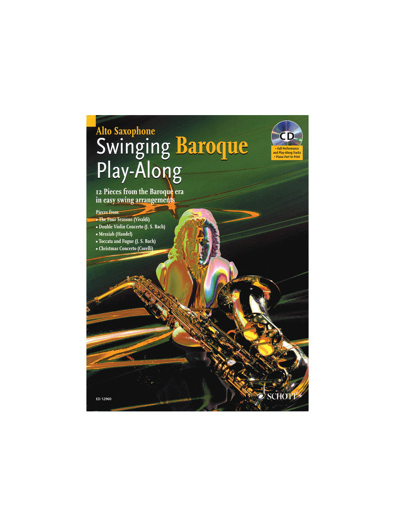 Swinging Baroque Play-Along - Alto Sax (book/CD)