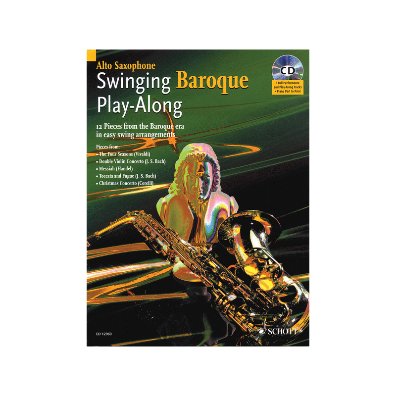 Swinging Baroque Play-Along - Alto Sax (book/CD)