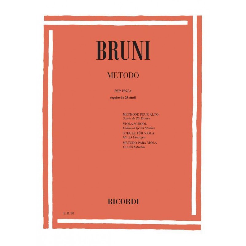 Metodo Per Viola Seguito Da 25 Studi
