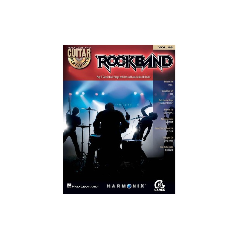 Rock Band: Guitar Play-Along Volume 98 (book/CD)