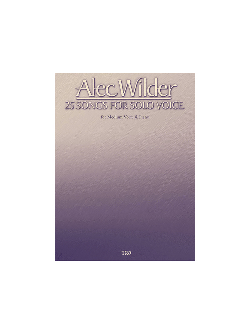25 Songs for Solo Voice