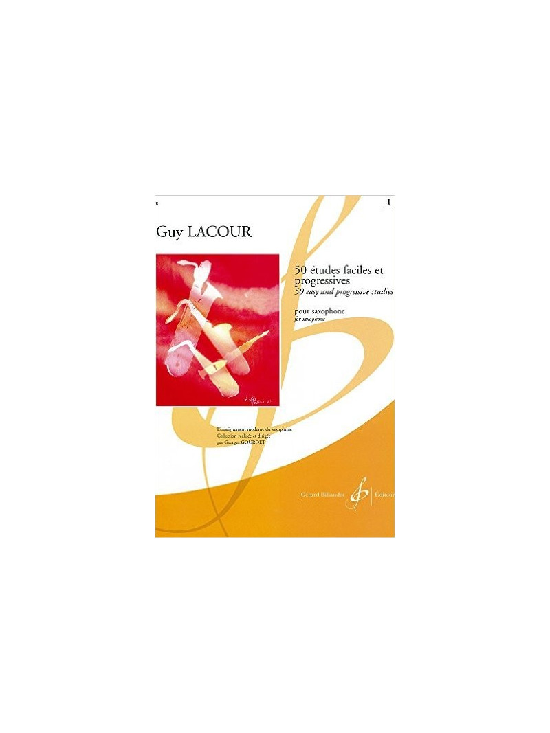 50 Etudes faciles et progressives pour saxophone - Book 1