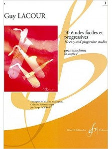 50 Etudes faciles et progressives pour saxophone - Book 1