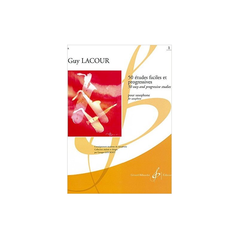 50 Etudes faciles et progressives pour saxophone - Book 1