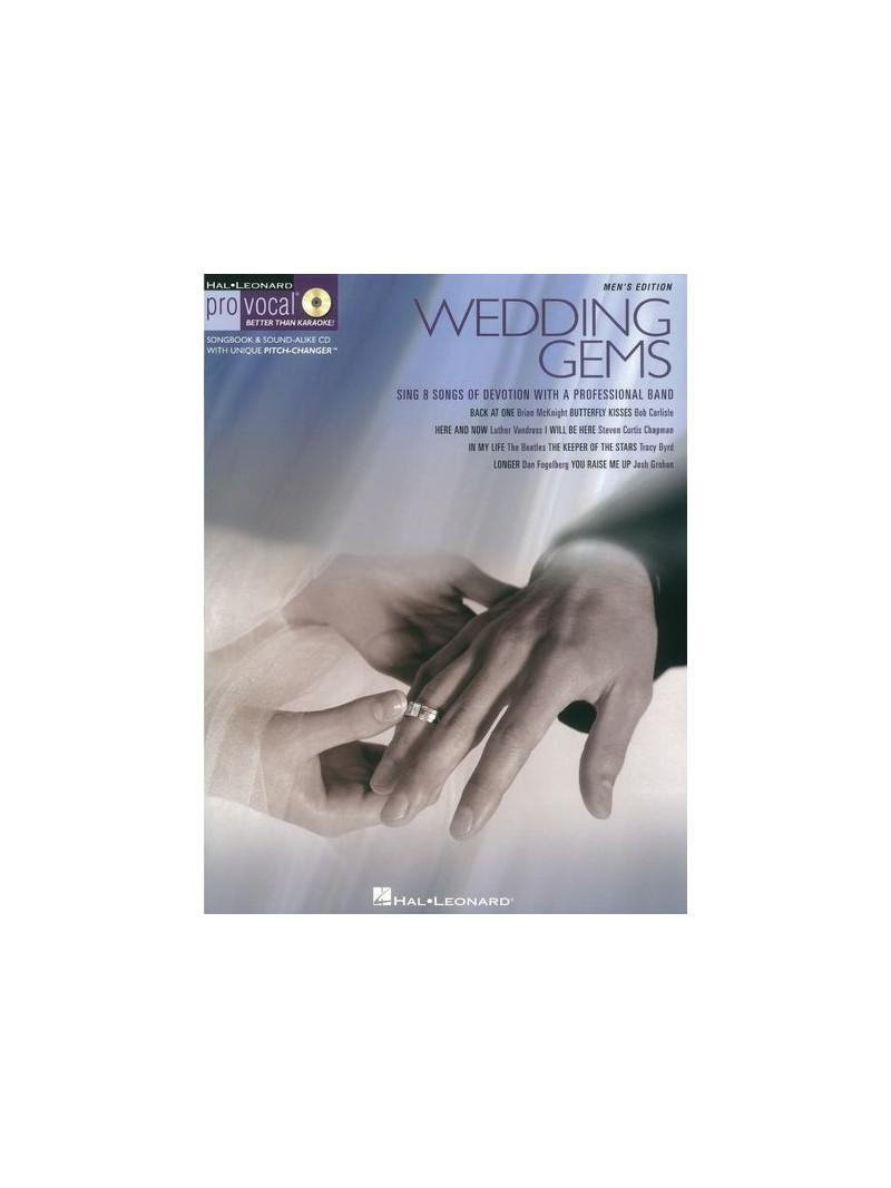 Pro Vocal Wedding Gems - Male Singers (book/CD)
