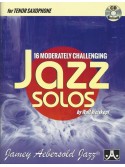 16 Moderately Challenging Jazz Solos - Tenor Sax (book/CD)