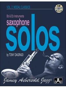 Saxophone Solos Vol. 2: Over Modal Classics (book/CD)