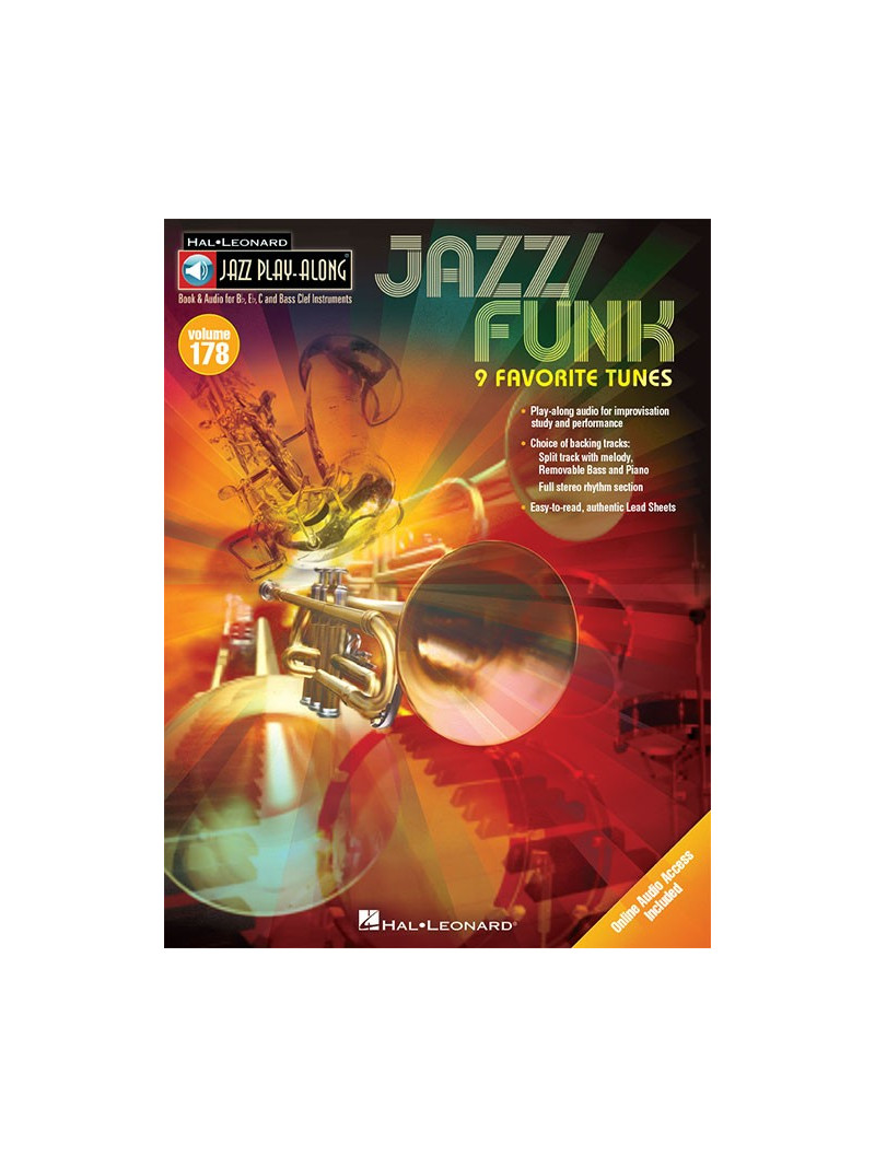 Jazz Play-Along Volume 178: Jazz Funk (book/Audio Online)