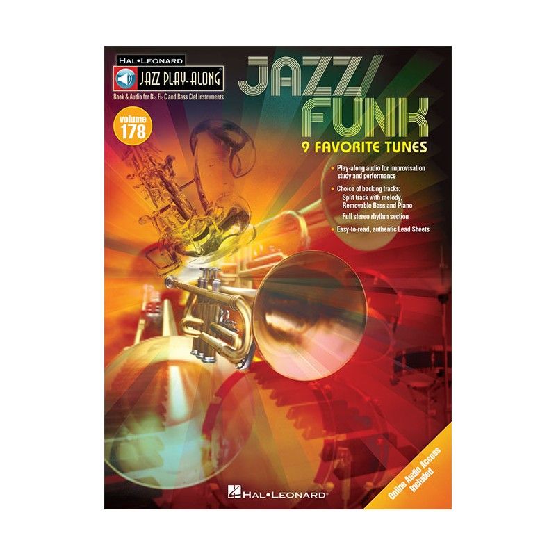 Jazz Play-Along Volume 178: Jazz Funk (book/Audio Online)
