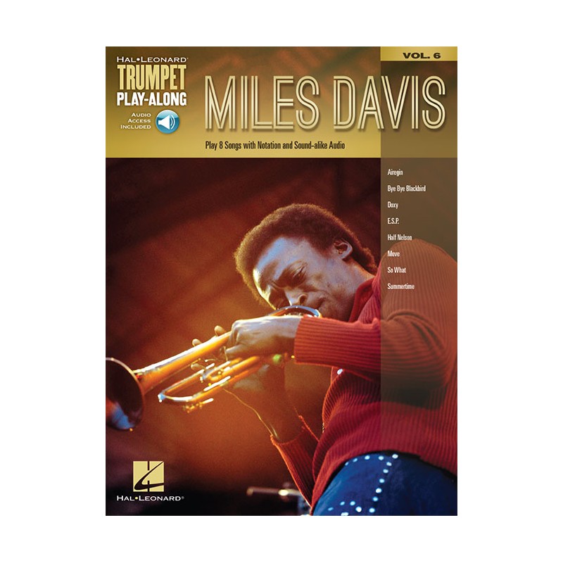 Miles Davis: Trumpet Play-Along Volume 6 (book/Audio Access)