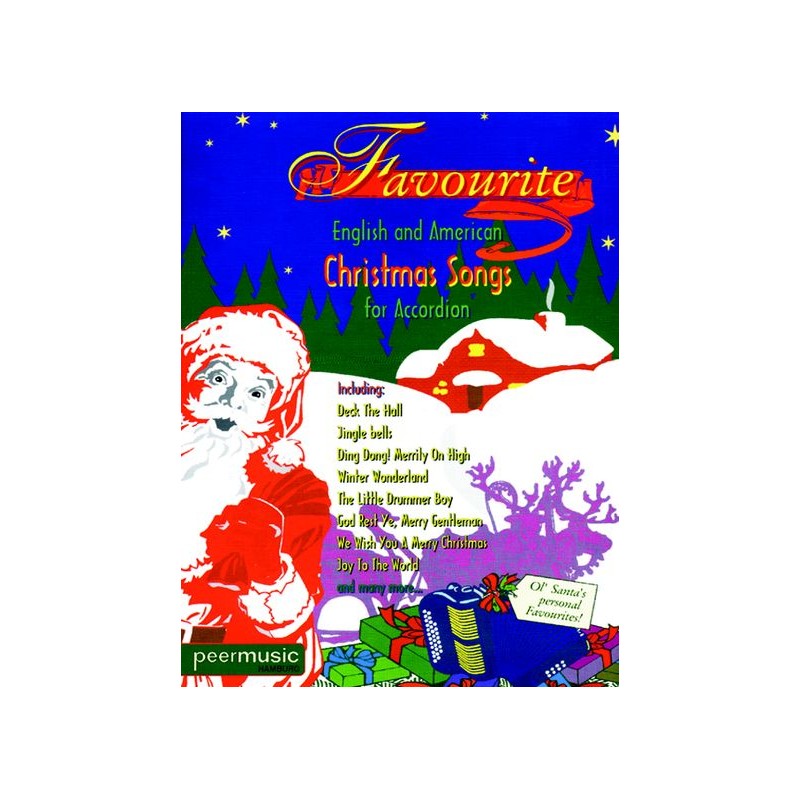 Favourite English And American Christmas Songs For Accordion