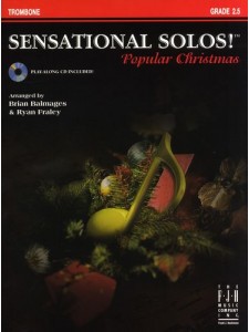 Sensational Solos - Popular Christmas - Trombone (book/CD)