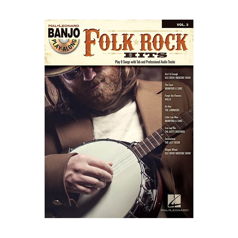 Folk Rock: Banjo Play-Along Volume 3 (book/CD)