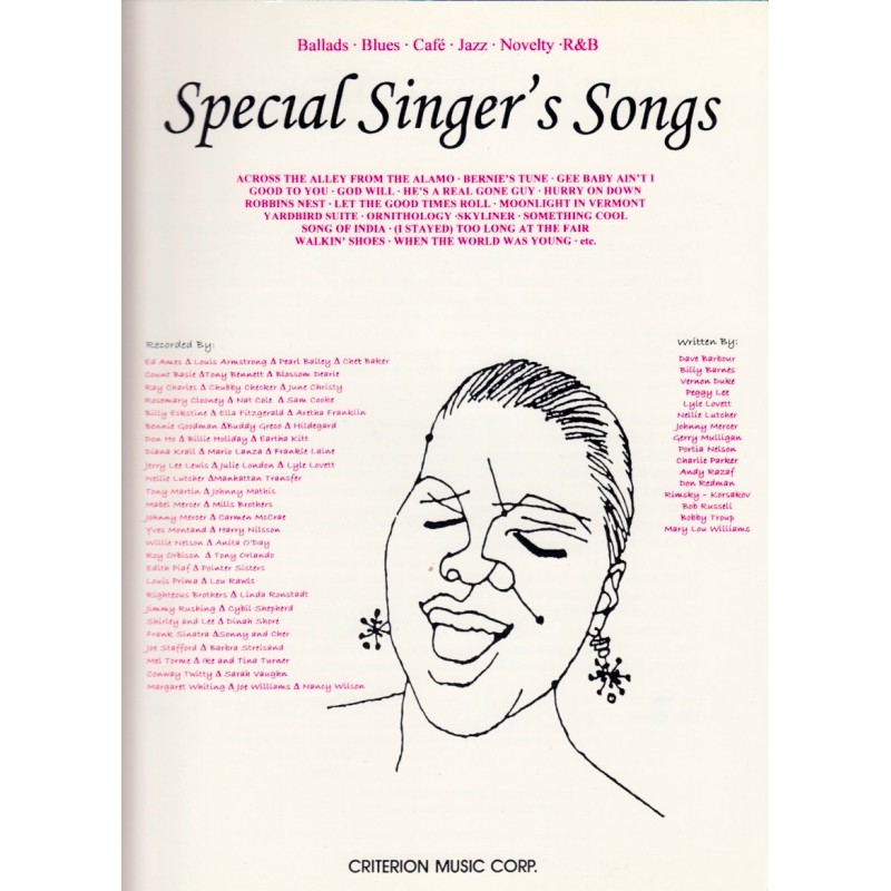 Special Singer's Songs
