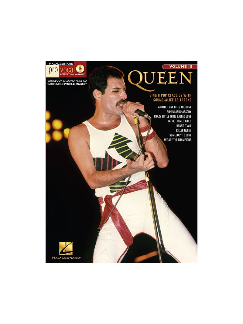 Pro Vocal: Queen Male Singers - Volume 15 (book/CD 