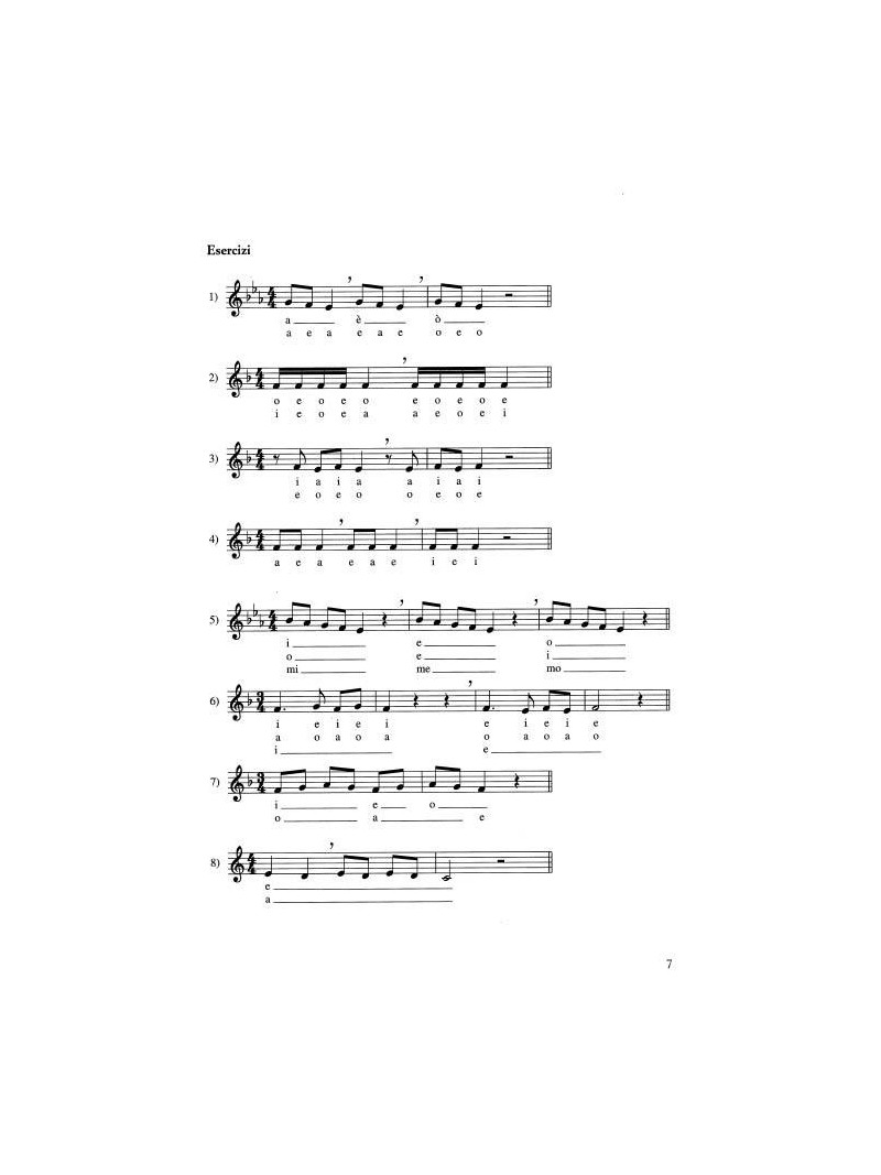 Lo Studio del canto: tecnica ed esercizi