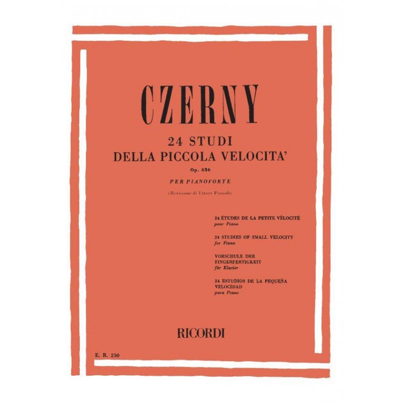 24 Studi Della Piccola Velocità Op. 636