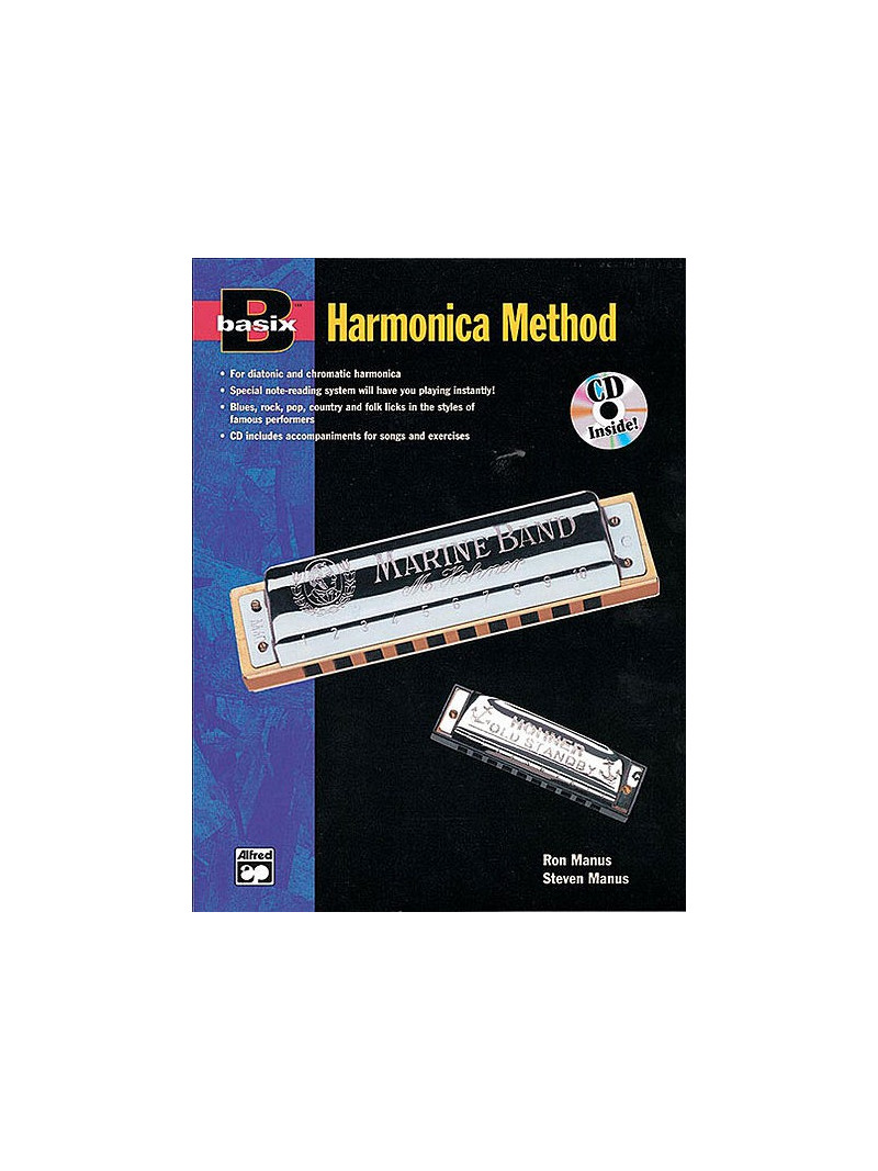 Basix Harmonica Method (book/2 CD)