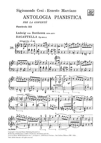 Antologia pianistica per la gioventù - Fasc. III