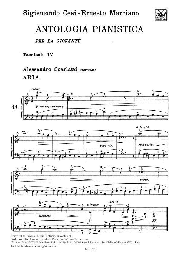 Antologia pianistica per la gioventù - Fasc. IV