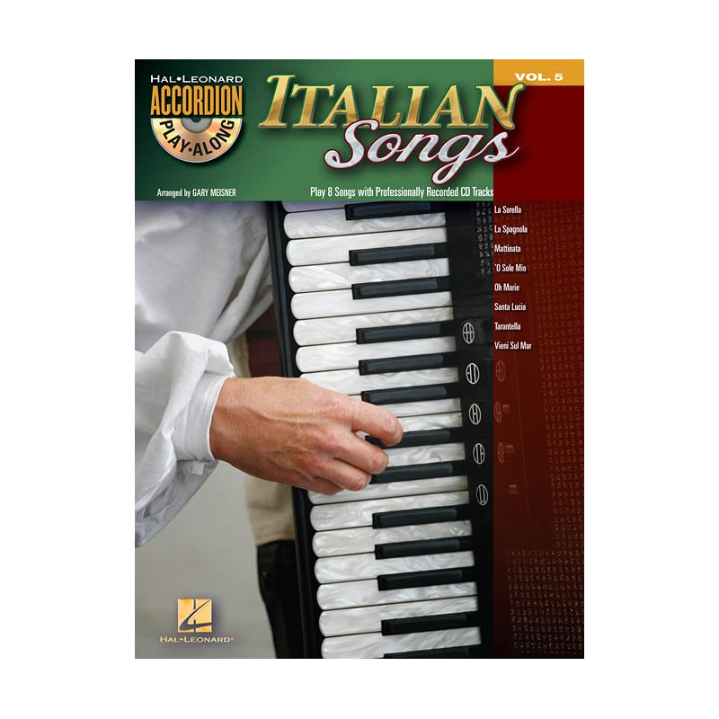 Accordion Play Along vol.5: Italian Songs (book/CD)