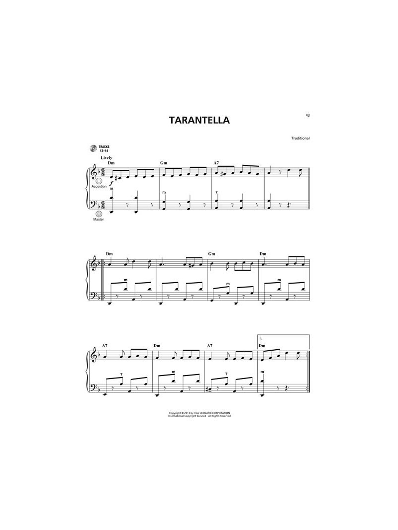 Accordion Play Along vol.5: Italian Songs (book/CD)