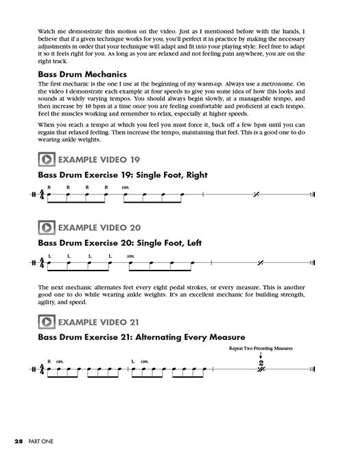 Speed Mechanics for Drums (book/Video Online)