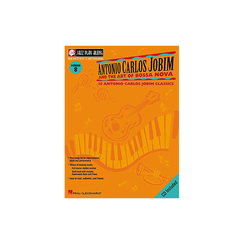 Jazz Play-Along vol.8: Antonio Carlos Jobim (book/CD)